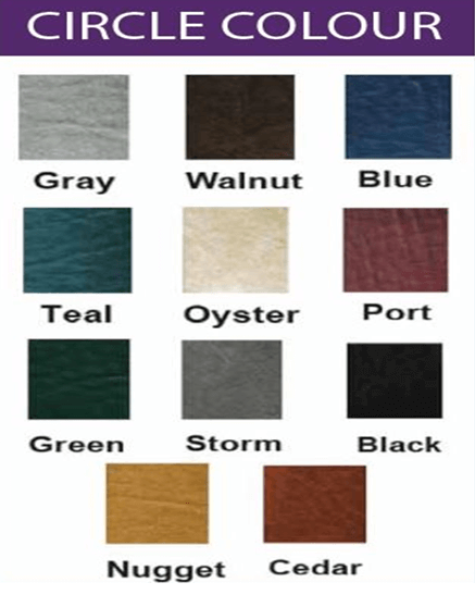hot tub cover color chart