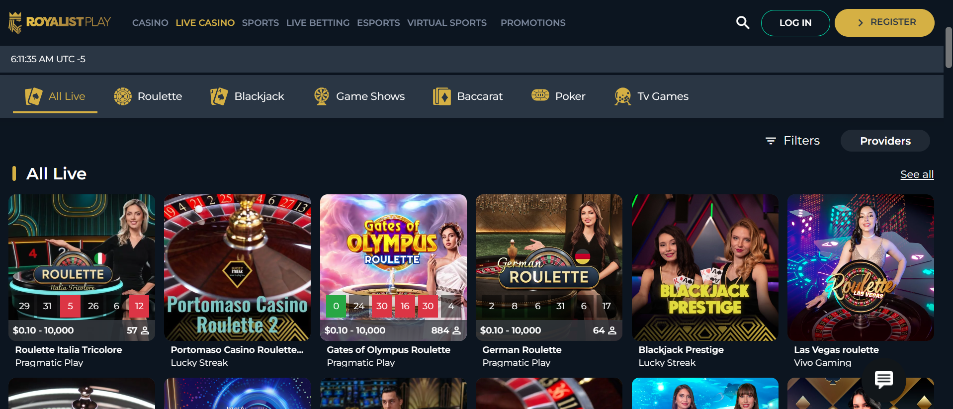 Royalistplay casino site